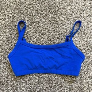 Aritzia Vibrant Blue Crop Top